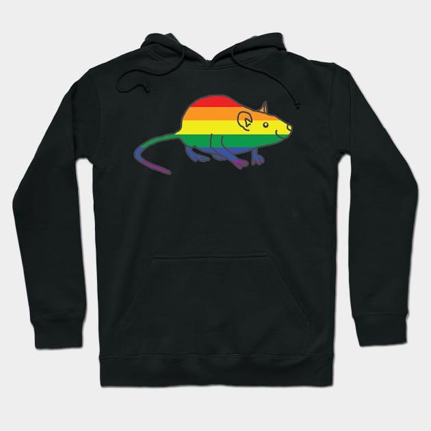 Rat Pride Hoodie by ellenhenryart